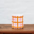 Pink Orange Checkered Ceramic Candle | Soy Candle Australia | Noss and Co
